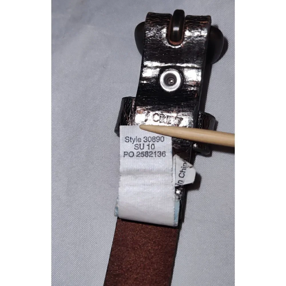 J Crew multi colored metal belt. Size Small. See description for details.